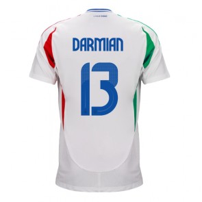 Itálie Matteo Darmian #13 Venkovní Dres ME 2024 Krátký Rukáv